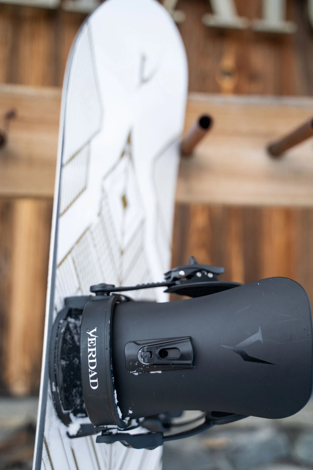 DJ Aguila White Art Deco 157 2023 Snowboard - Afbeelding 4