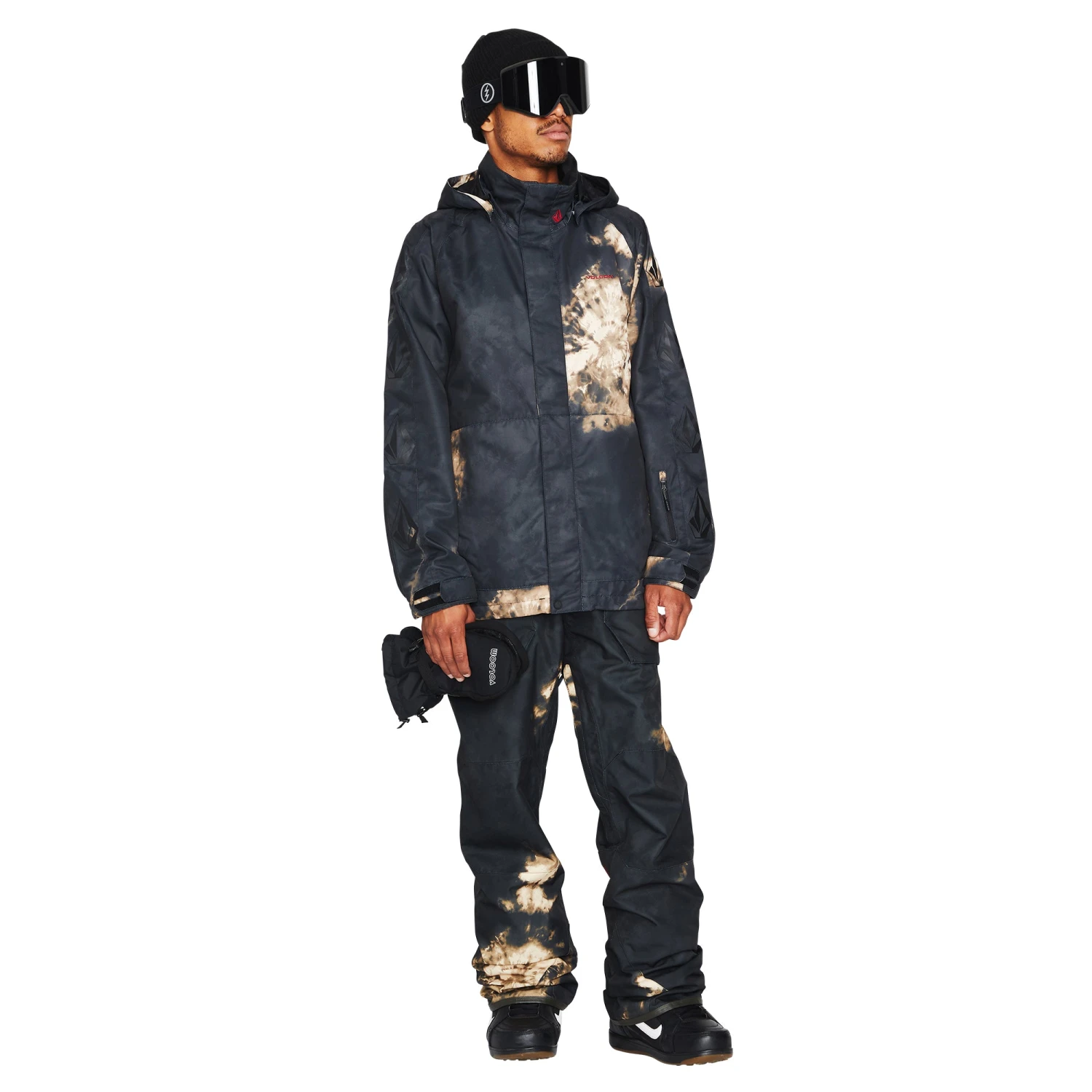 Volcom Iconic Stone Ins Snowboard Jacket Bleach Black 9 Volcom Iconic Stone Ins Snowboard Jacket Bleach Black - Afbeelding 9