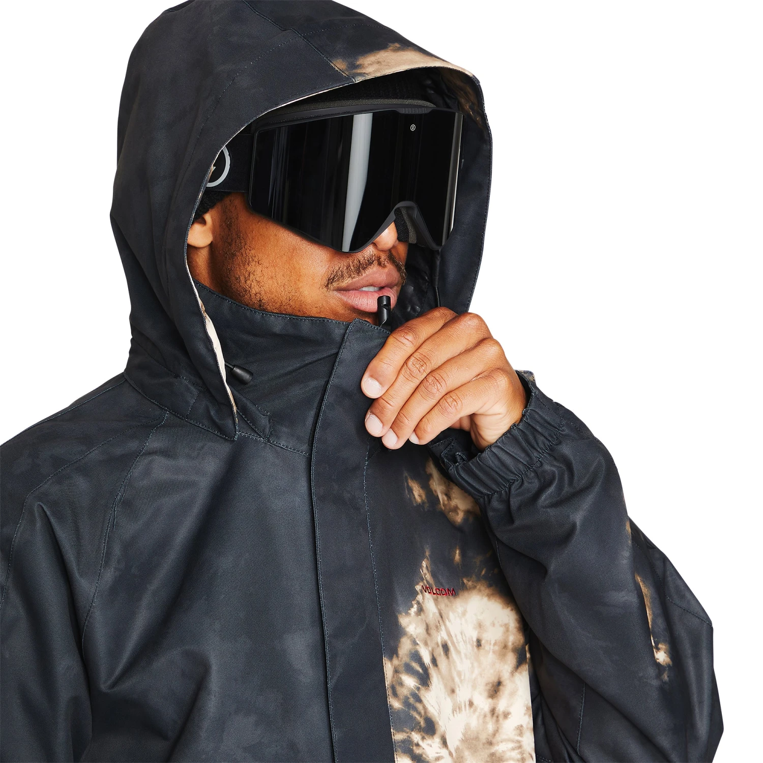 Volcom Iconic Stone Ins Snowboard Jacket Bleach Black 4 Volcom Iconic Stone Ins Snowboard Jacket Bleach Black - Afbeelding 4