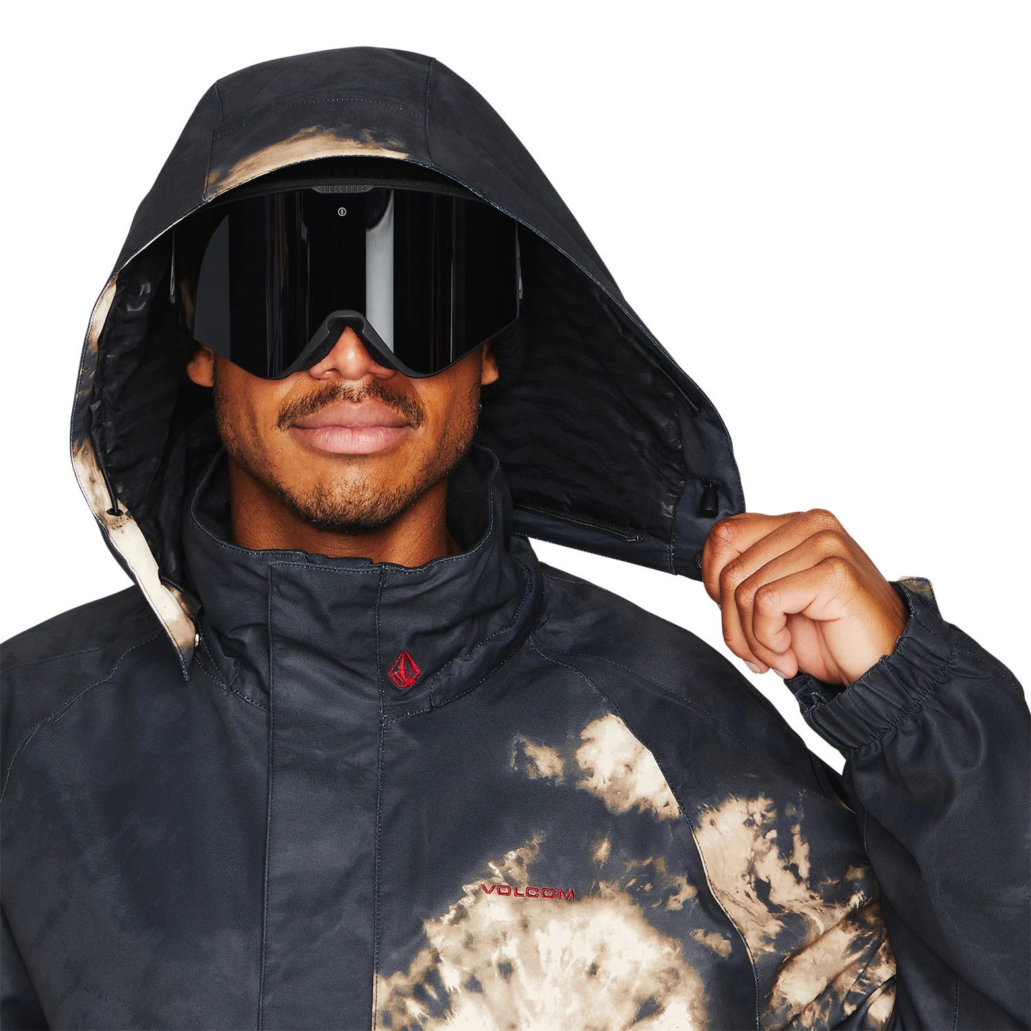 Volcom Iconic Stone Ins Snowboard Jacket Bleach Black 8 Volcom Iconic Stone Ins Snowboard Jacket Bleach Black - Afbeelding 8