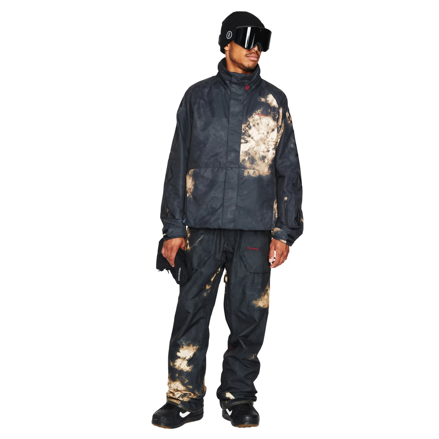 Volcom Iconic Stone Ins Snowboard Jacket Bleach Black 13 Volcom Iconic Stone Ins Snowboard Jacket Bleach Black - Afbeelding 13