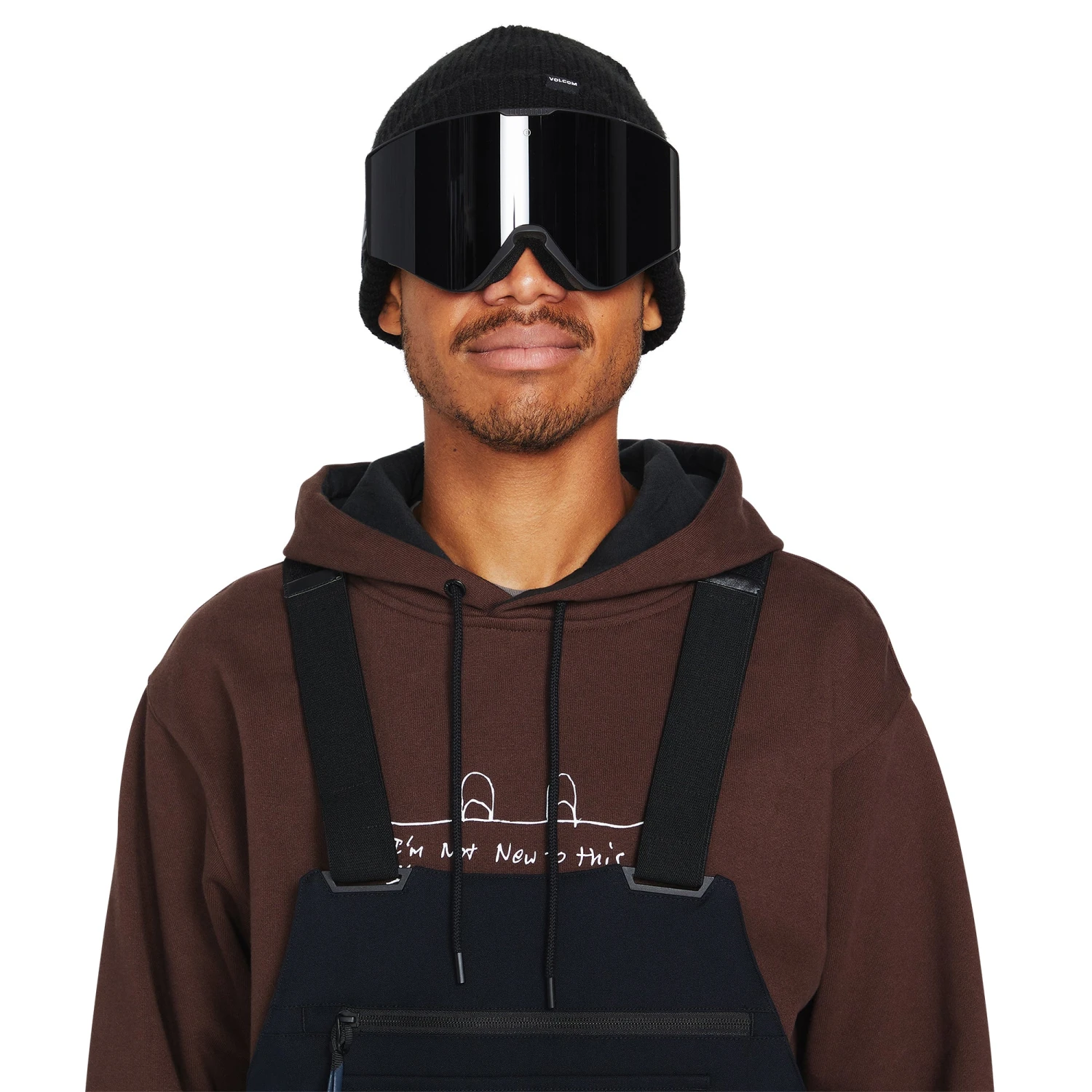 Volcom Roan Snowboard Bib Overall Black 3 Volcom Roan Snowboard Bib Overall Black - Afbeelding 3