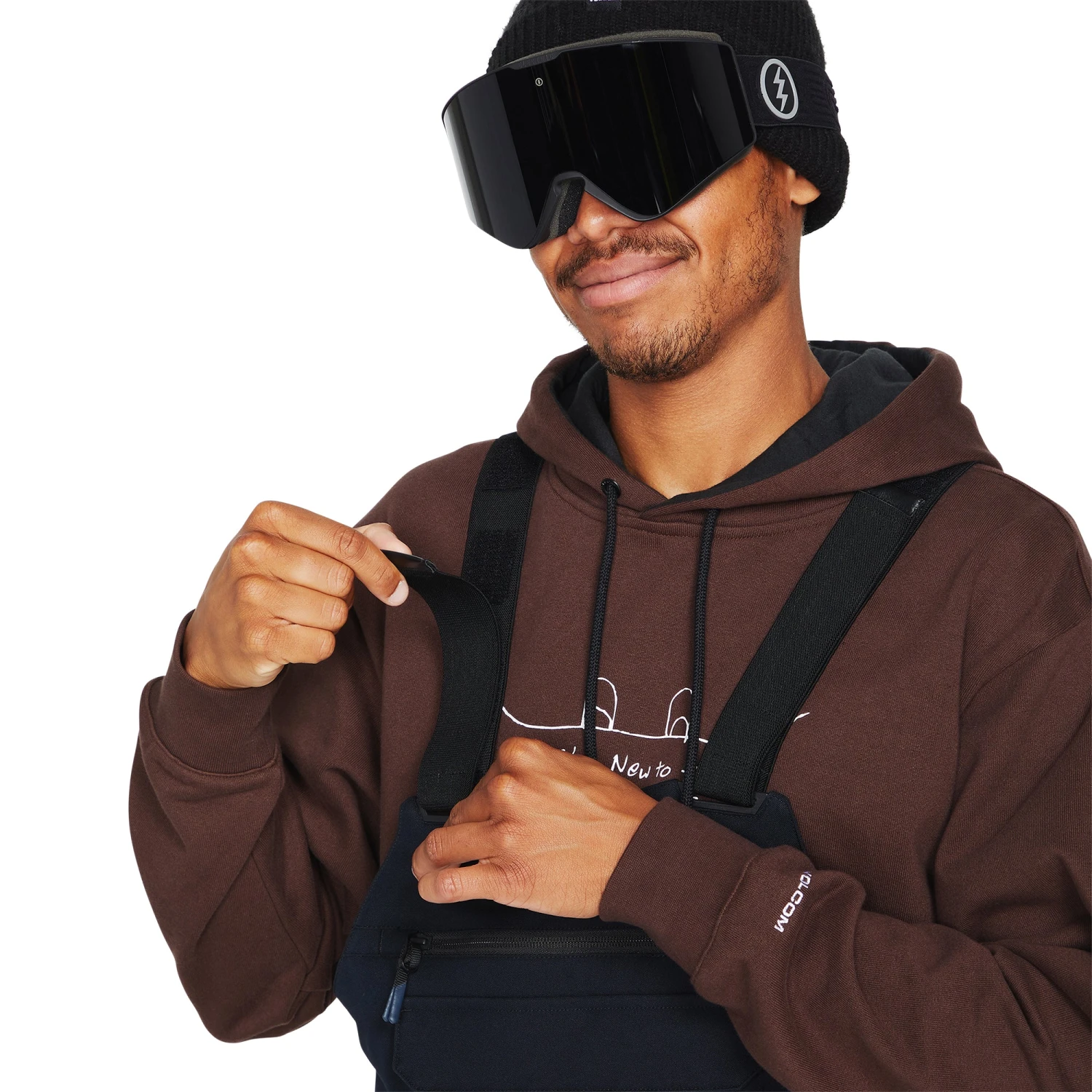 Volcom Roan Snowboard Bib Overall Black 5 Volcom Roan Snowboard Bib Overall Black - Afbeelding 5
