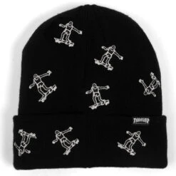 Thrasher Gonz Pattern Beanie Black