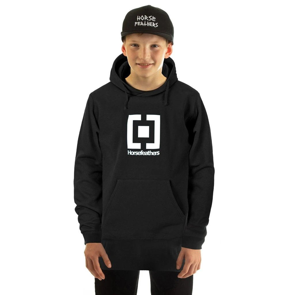 Horsefeathers Kids Leader Hoodie Black