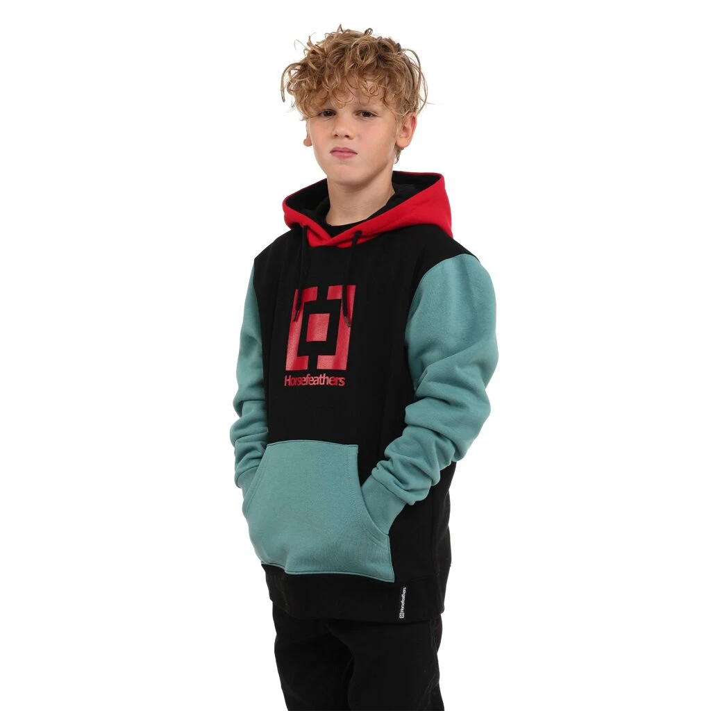 Horsefeathers Kids Leader Hoodie Oil Blue