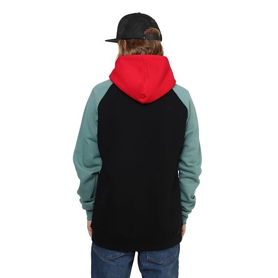 Horsefeathers Sherman II Hoodie True Red/ Oil Blue 2 Horsefeathers Sherman II Hoodie True Red/ Oil Blue - Afbeelding 2