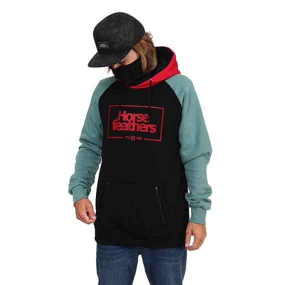 Horsefeathers Sherman II Hoodie True Red/ Oil Blue 1 Horsefeathers Sherman II Hoodie True Red/ Oil Blue