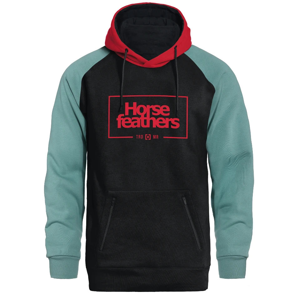 Horsefeathers Sherman II Hoodie True Red/ Oil Blue 3 Horsefeathers Sherman II Hoodie True Red/ Oil Blue - Afbeelding 3