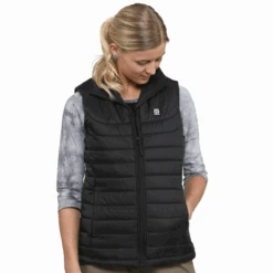 Horsefeathers Womens Ester Vest Black