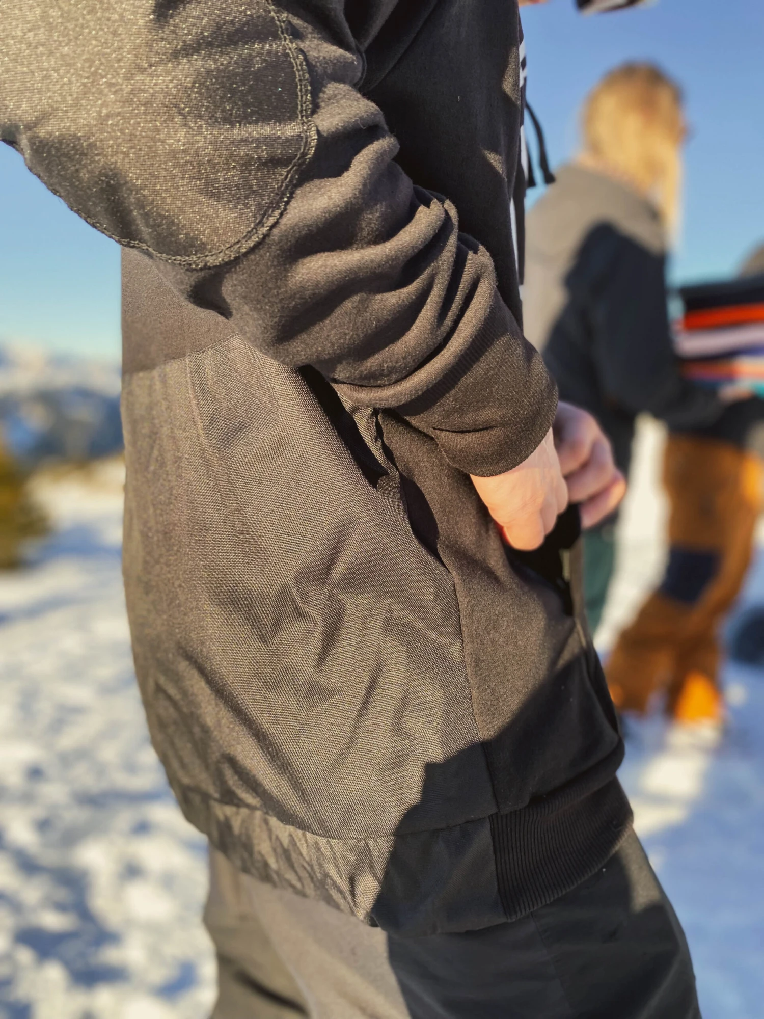 Stoked Shred Snowboard Hoodie Black - Afbeelding 5