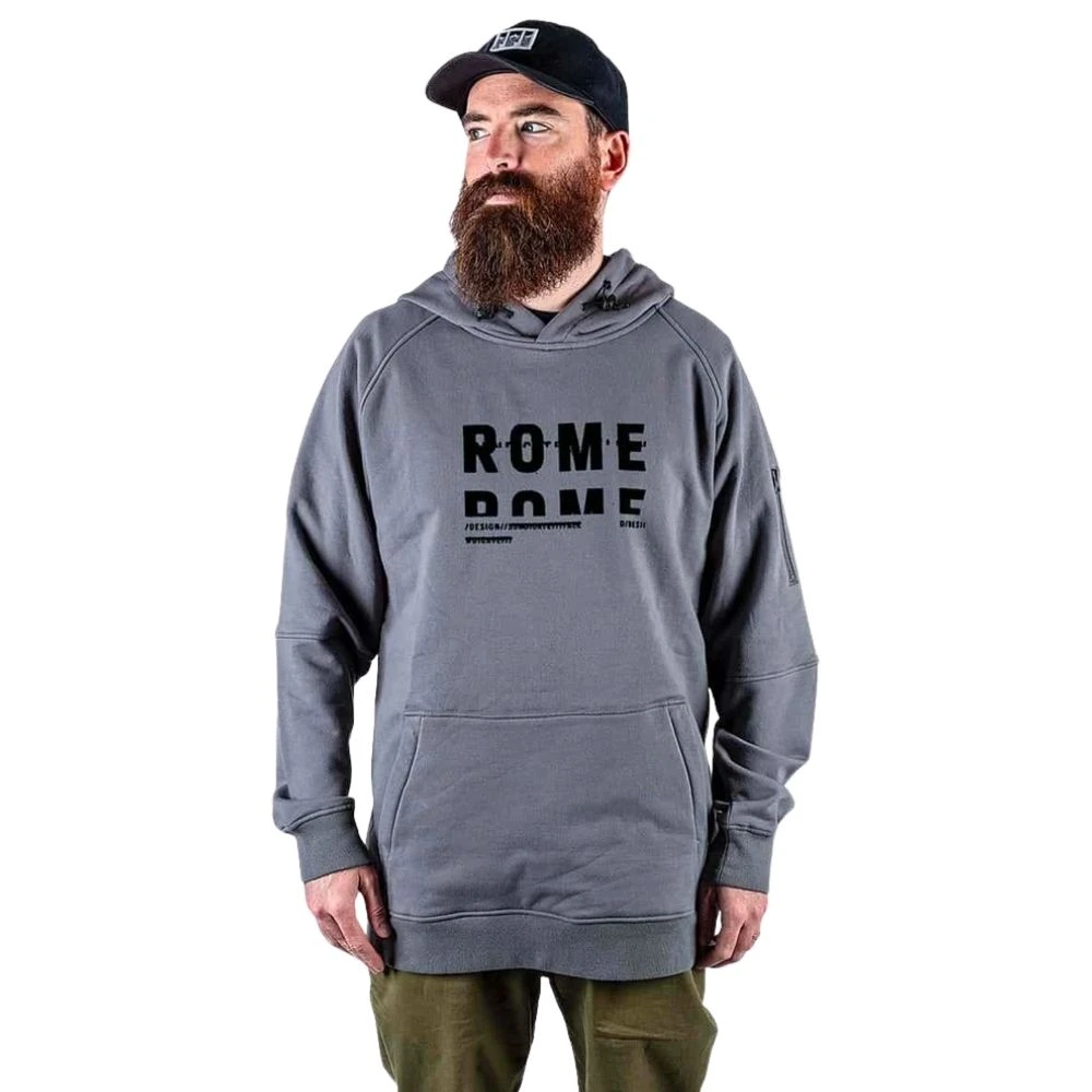 Rome Riding Hoodie Grey 1 Rome Riding Hoodie Grey