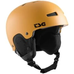 TSG Gravity Solid Color Helmet Satin Yellow Ochre