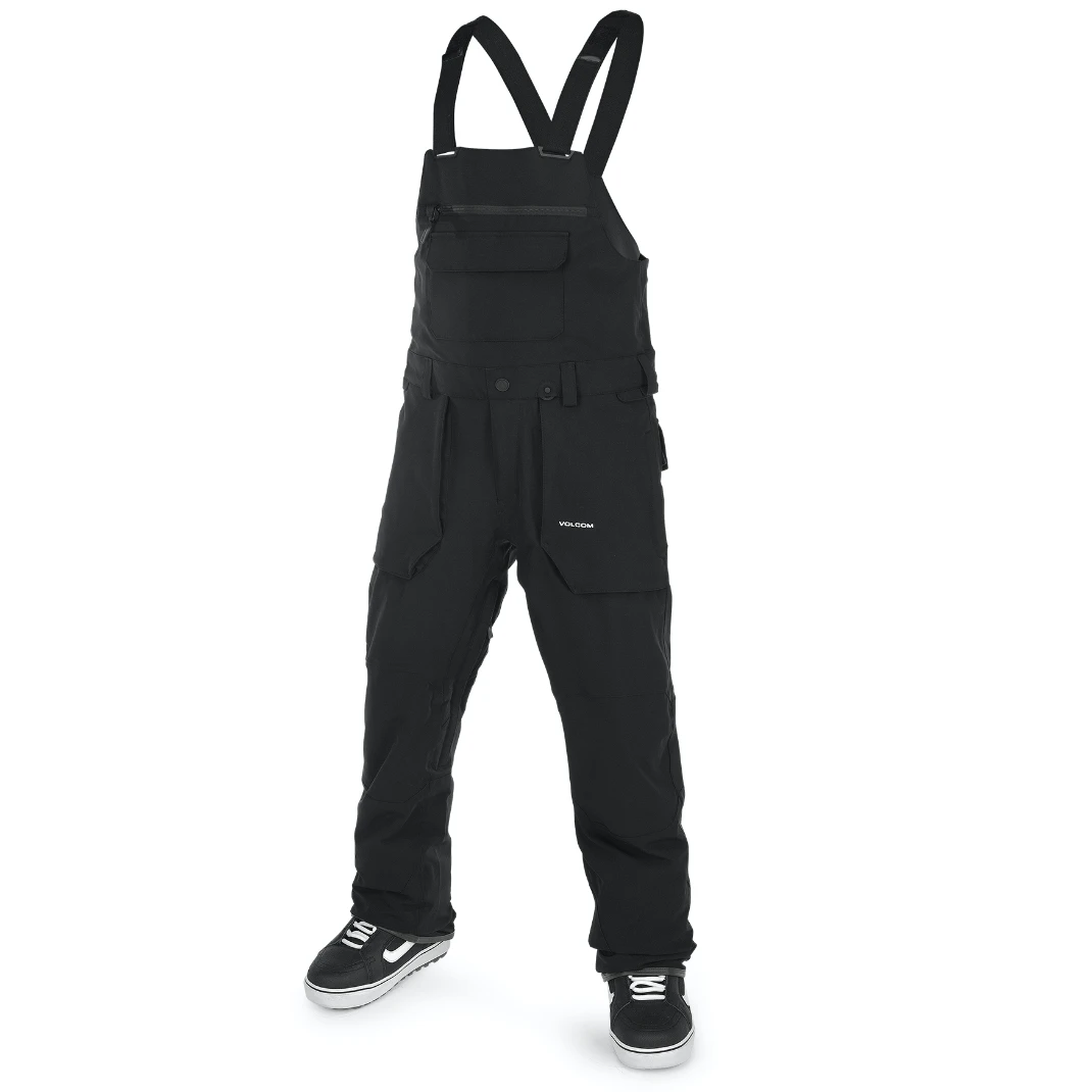 Volcom Roan Snowboard Bib Overall Black 1 Volcom Roan Snowboard Bib Overall Black