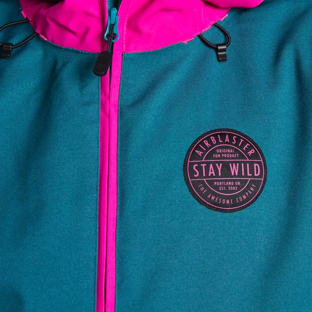 AIRBLASTER Trenchover Jacket Spruce/Magenta - Afbeelding 3