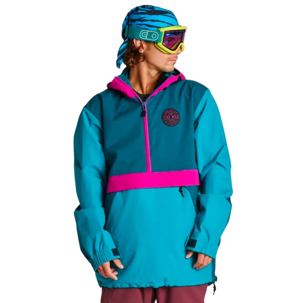 AIRBLASTER Trenchover Jacket Spruce/Magenta