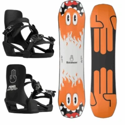 Bataleon Kids Minishred 120 2023 Snowboard + Minishred Snowboardbindingen