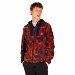 Iriedaily Scopian Zip Hoodie Burned