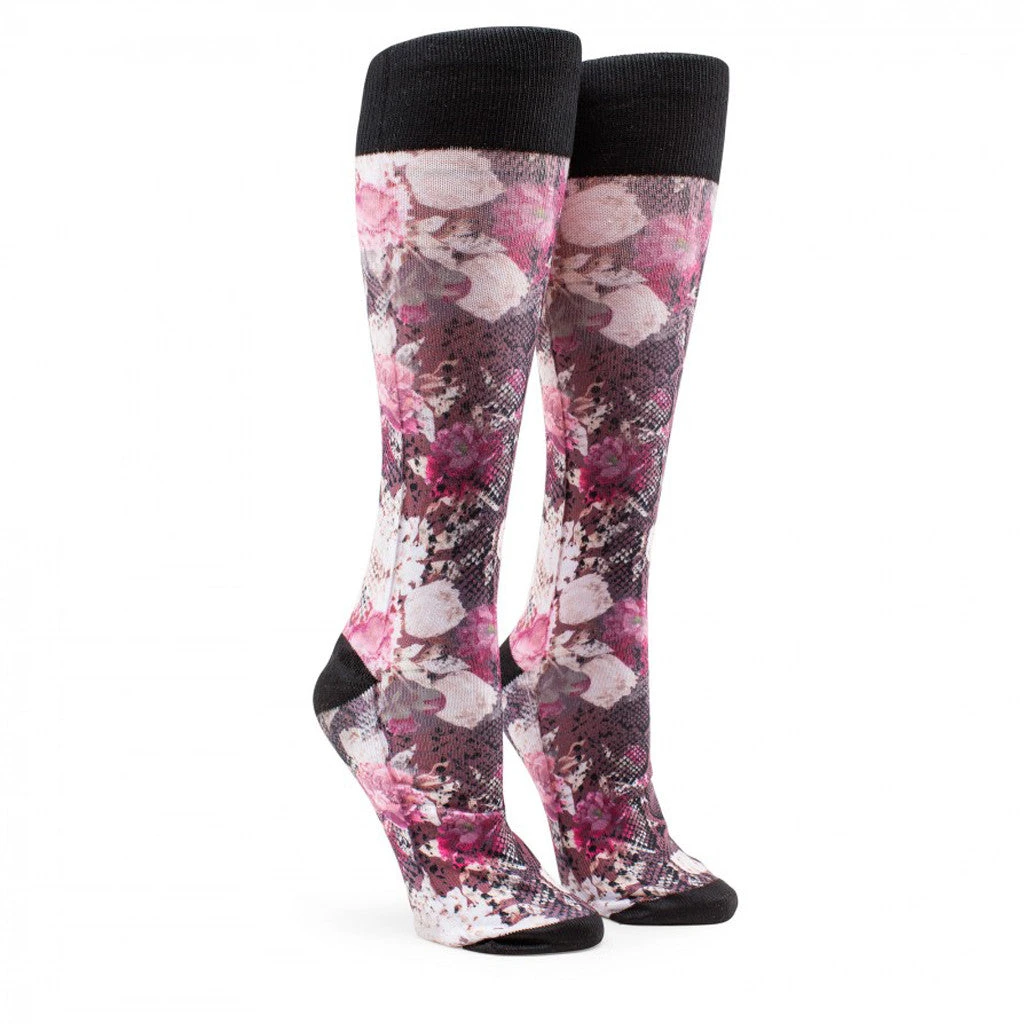 Volcom Womens Native Sock Maroon 1 Volcom Womens Native Sock Maroon