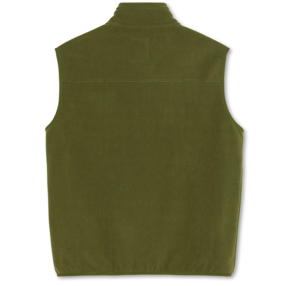Polar Basic Fleece Vest Army Green - Afbeelding 2