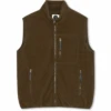 Polar Basic Fleece Vest Brown