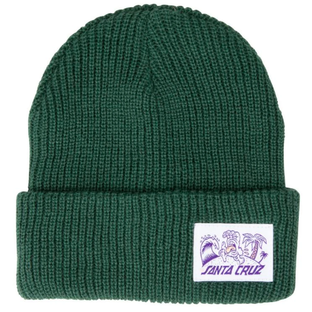 Santa Cruz Beach Bum Label Beanie Cedar