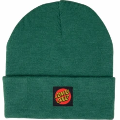 Santa Cruz Classic Label Beanie Mineral Green