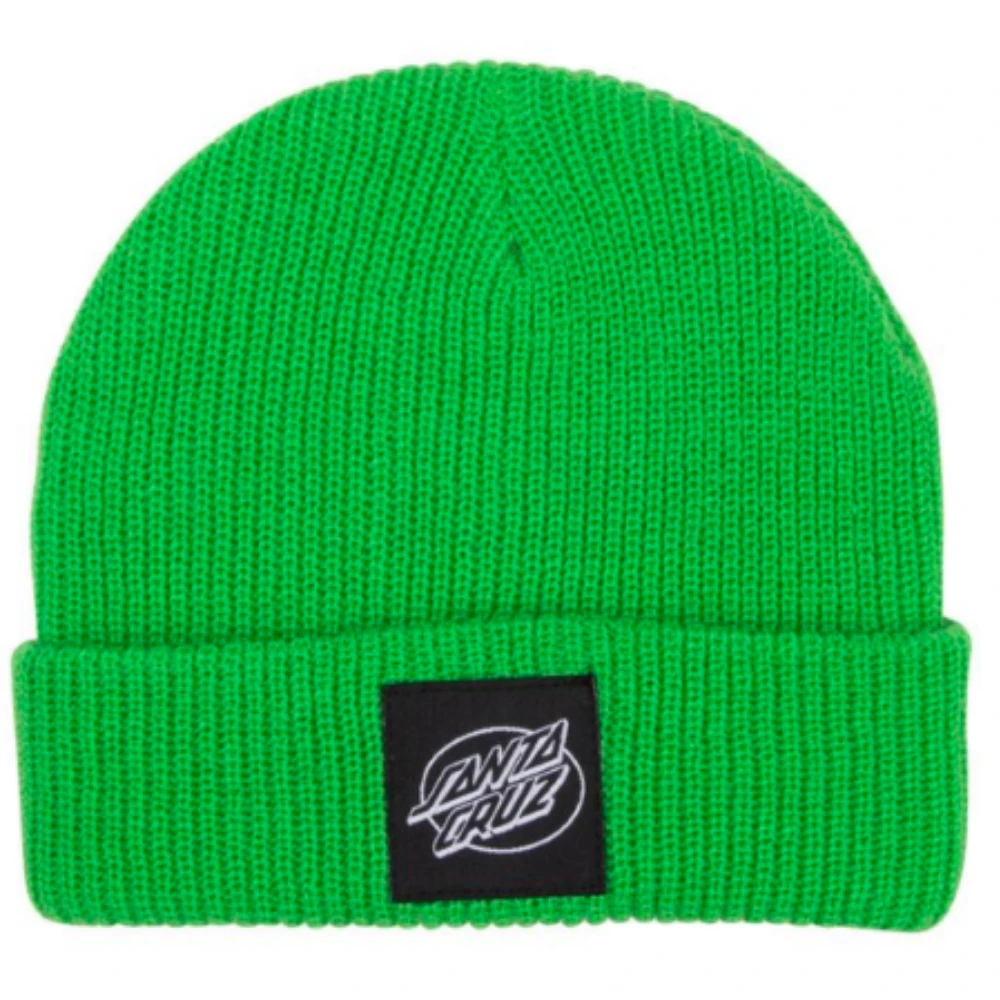 Santa Cruz Oval Dot Mono Beanie Classic Green 1 Santa Cruz Oval Dot Mono Beanie Classic Green