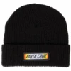 Santa Cruz Sundown Ray Strip Beanie Black