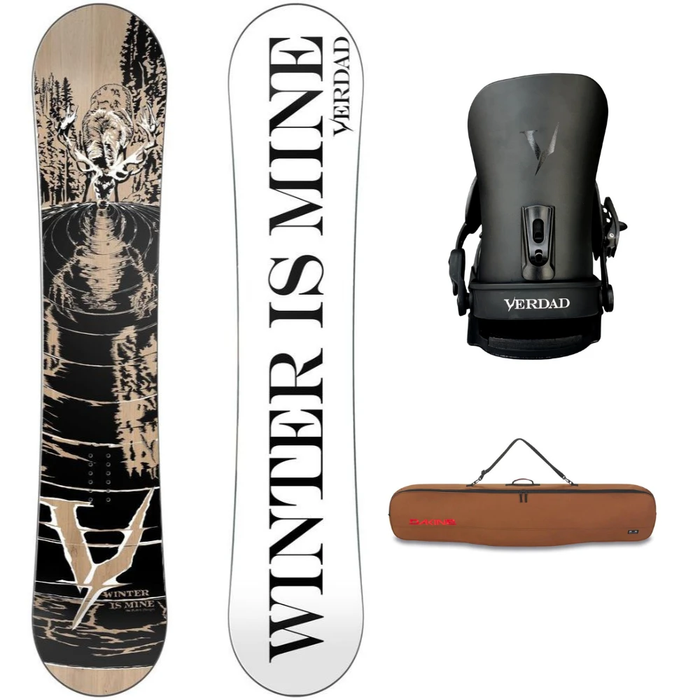 Winter Is Mine 161 Snowboard + V Pro Snowboardbindingen + Pipe Snowboardbag Bison 165 1 Winter Is Mine 161 Snowboard + V Pro Snowboardbindingen + Pipe Snowboardbag Bison 165