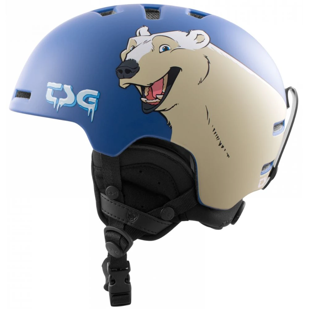 TSG Arctic Nipper Maxi 2.0 Graphic Design Helmet Polar Bear 2 TSG Arctic Nipper Maxi 2.0 Graphic Design Helmet Polar Bear - Afbeelding 2