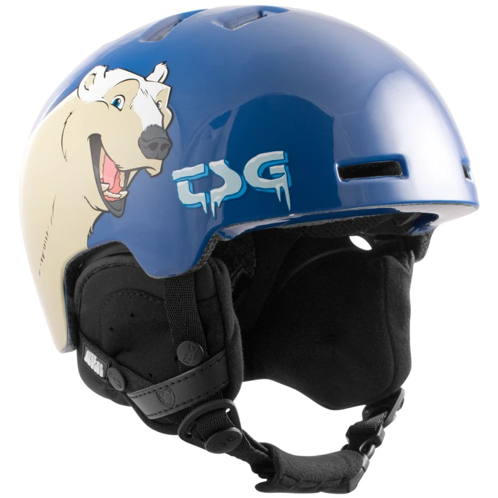 TSG Arctic Nipper Mini 2.0 Graphic Design Helmet Polar Bear 1 TSG Arctic Nipper Mini 2.0 Graphic Design Helmet Polar Bear