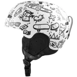TSG Kids Gravity Graphic Design Doodle Helmet White 7 TSG Kids Gravity Graphic Design Doodle Helmet White -Dakine Verkoop tsg kids gravity graphic design doodle helmet white left side