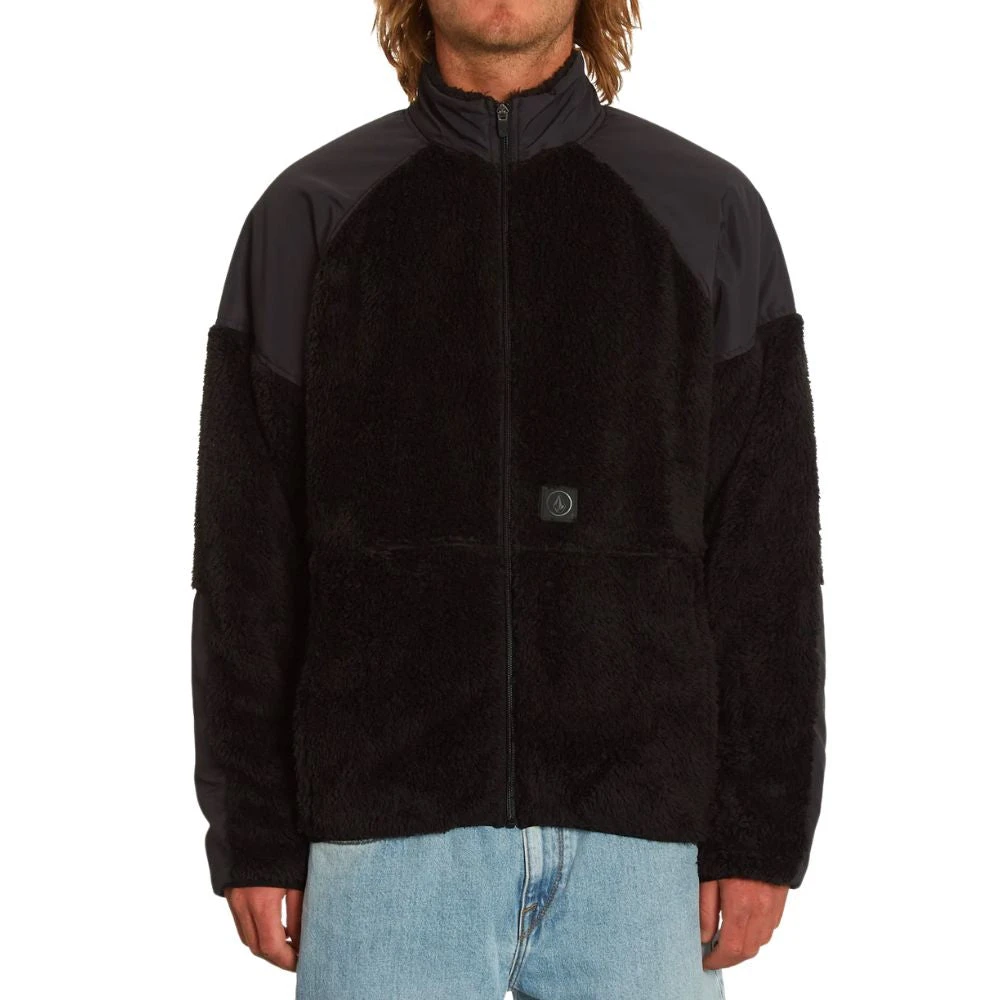 Volcom Runtime Error Zip Sweatshirt Black 1 Volcom Runtime Error Zip Sweatshirt Black